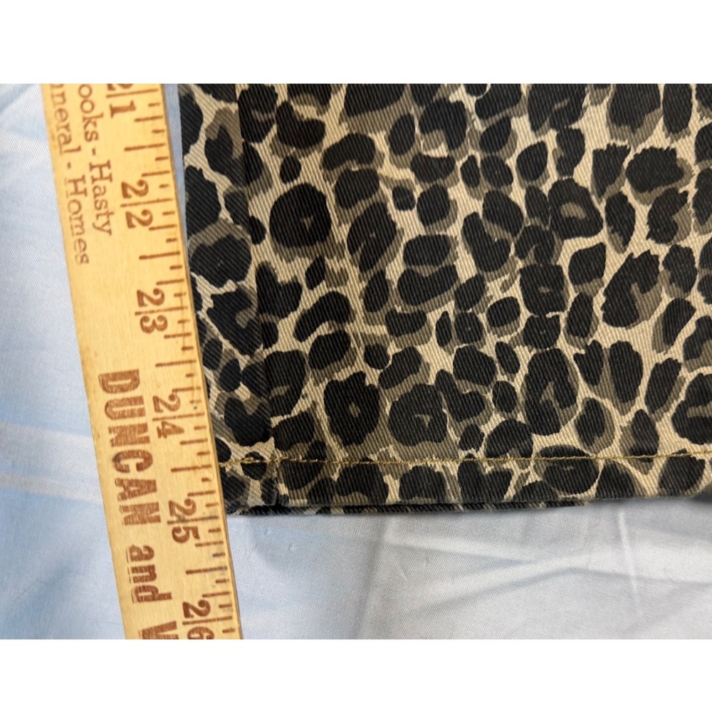 Flamingals Leopard Animal Print Wide Leg Pants XL High Waist Streetwear NWT - Picture 5 of 9